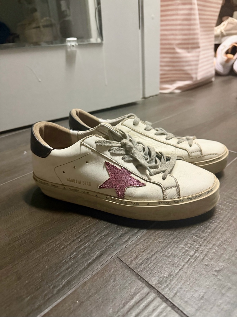 Golden Goose Hi Star Low Top Platform Sneaker